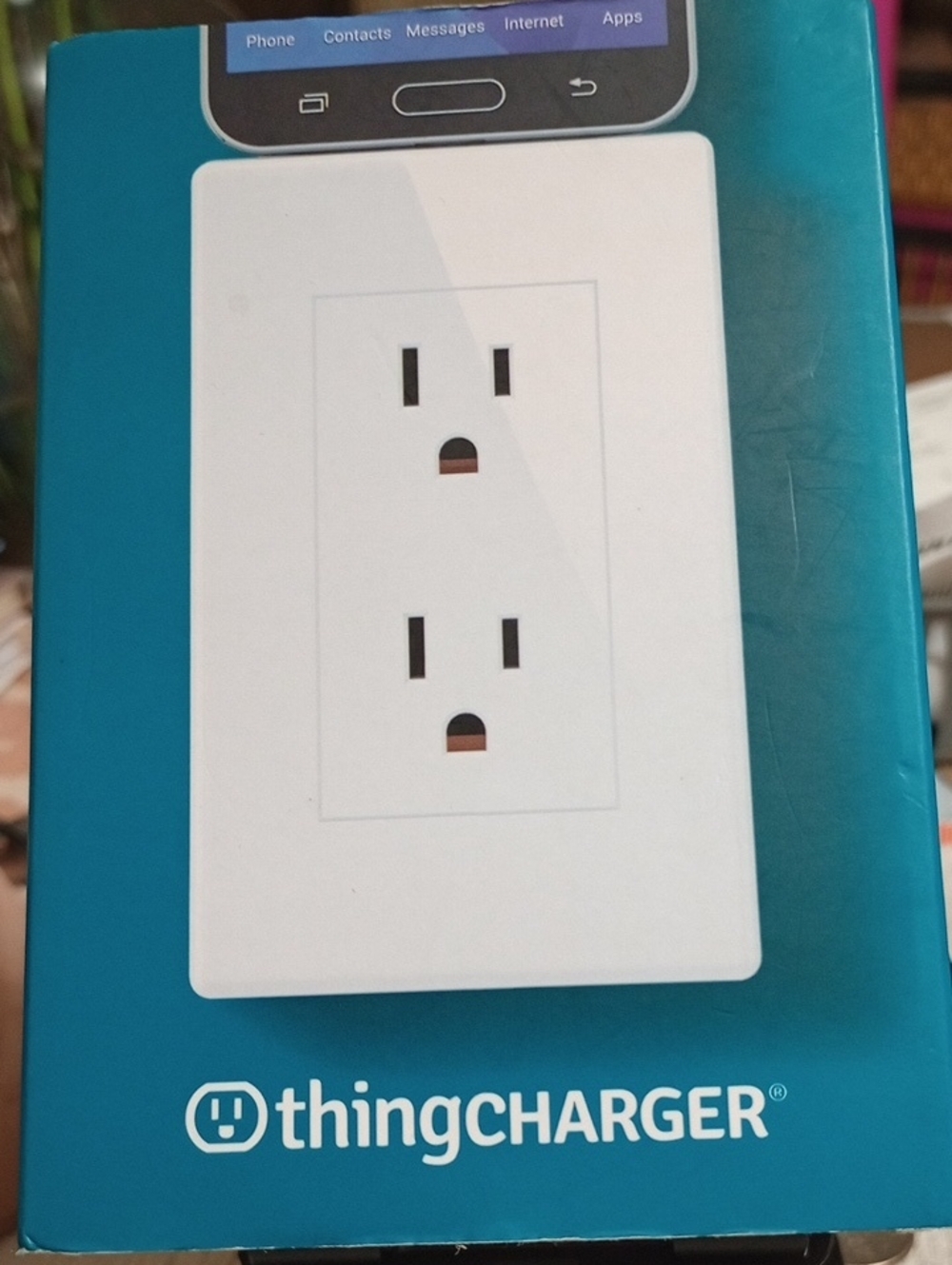 Wall Outlet Phone Charger - White